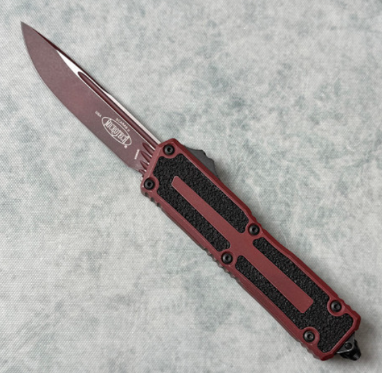 Microtech Knife Scarab II Generation III S/E Weathered Crimson Standard 1278-1WCN