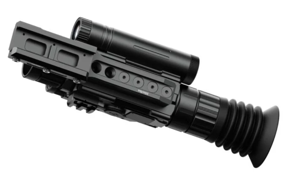 DNT Optics TNC635R – 640×512 ThermNight Thermal & Night Vision Multispectral Scope with Laser Rangefinder and Ballistic Calculator