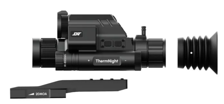 DNT Optics TNC635R – 640×512 ThermNight Thermal & Night Vision Multispectral Scope with Laser Rangefinder and Ballistic Calculator - Image 4