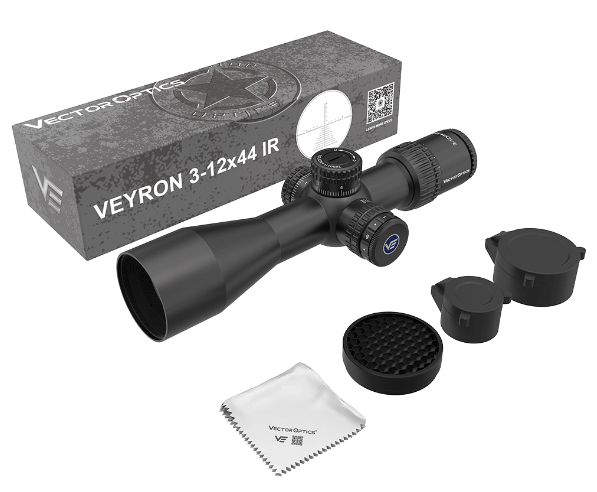 Vector Optics Veyron 3-12x44IR SFP Compact Rifle Scope - Image 3