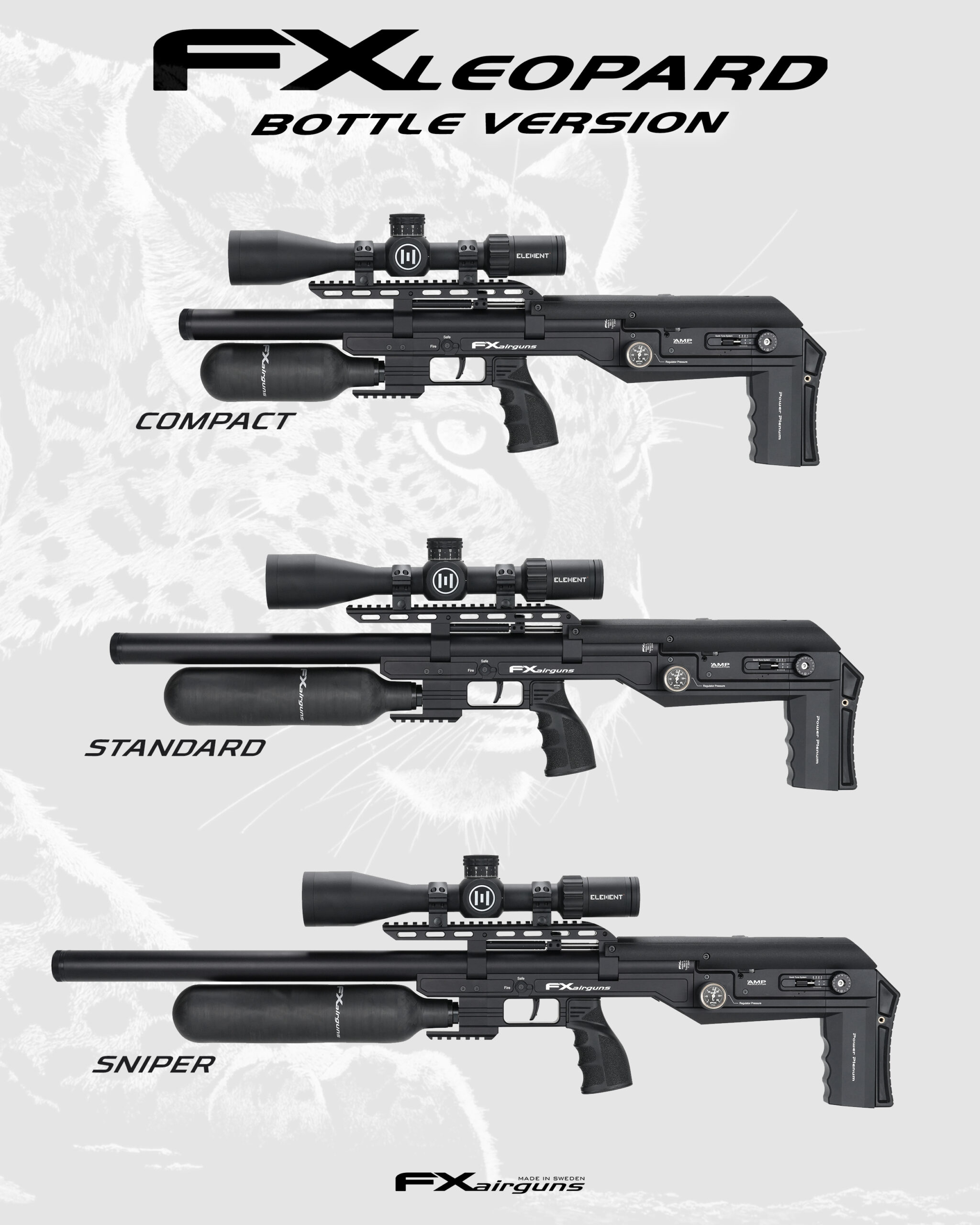 FX Leopard Bottle Version By FX Airguns