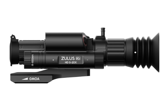 DNT ZHD520R-V2 - ZULUS HD V2 5-20X Digital Night Vision Scope with Laser Rangefinder and Ballistic Calculator - Image 4
