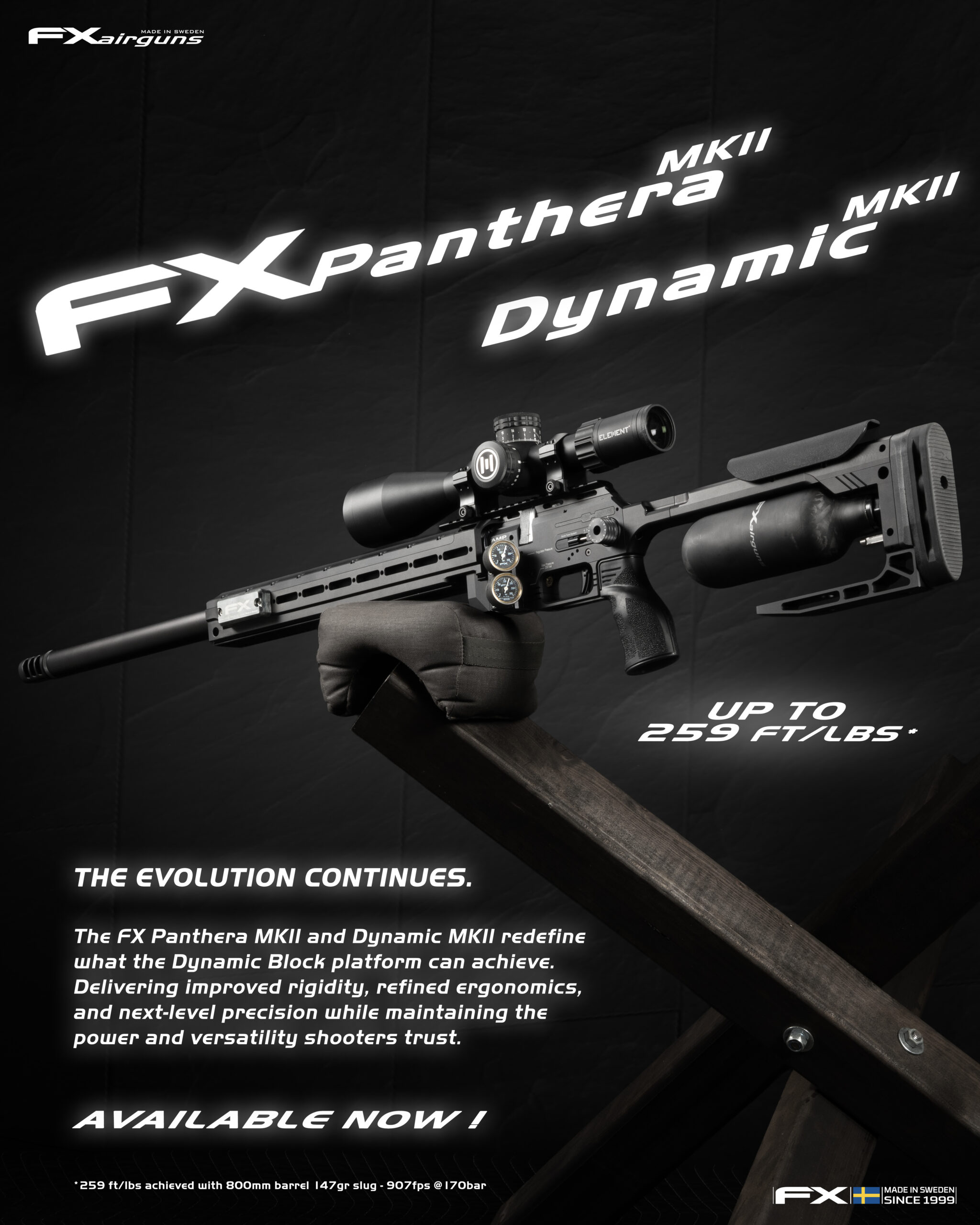 FX Airguns Dynamic MKII Airgun 700mm - Image 15