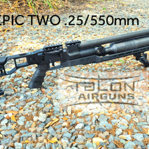 Epic Airguns/EPIC TWO Airgun CFB, Arca-Swiss Rail, Folding Stock