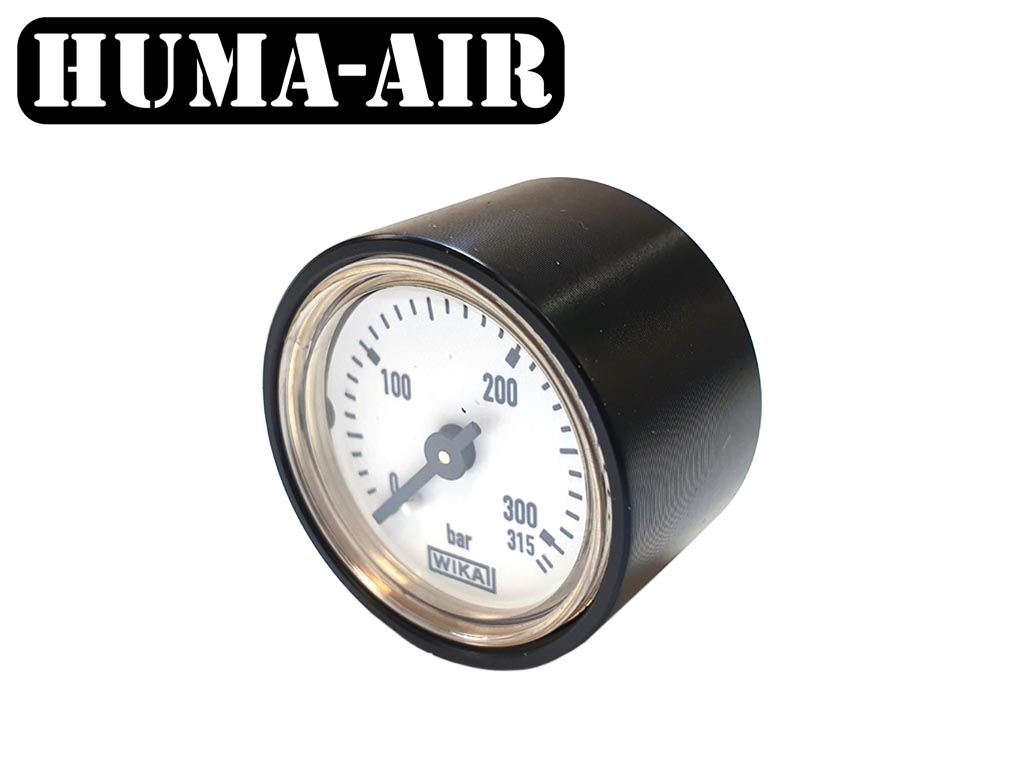 Huma-Air Gauge Covers Tactical Black 28mm